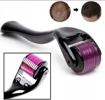 DERMA ROLLER ŁYSIENIE GĘSTA BRODA MEZOTERAPI WŁOSY