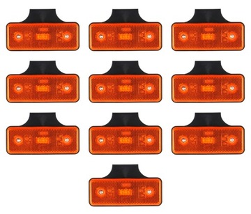 OBRYSÓWKA DIODOWA LED LAMPA OBRYSOWA POMARAŃCZOWA