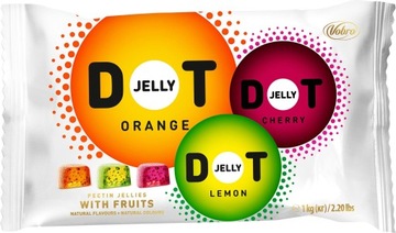 VOBRO JELLY DOT GALARETKA Z DODATKIEM OWOCÓW 1KG