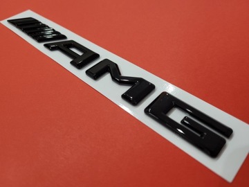 Эмблема для Mercedes ///AMG Черный Глянцевый