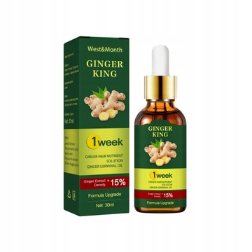 Ginger Hair Growth Serum Treatment Fast Regrowth