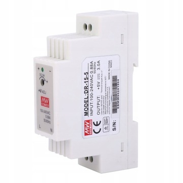 БЛОК ПИТАНИЯ ТРАНСФОРМАТОР DIN PREMIUM 3A 15W DC