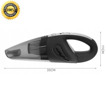 РУЧНОЙ АВТОМОБИЛЬНЫЙ ПЫЛЕСОС ЧЕРНЫЙ БЕСПРОВОДНОЙ МОЩНЫЙ 120ВТ + АКСЕССУАРЫ