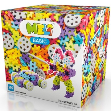 KLOCKI WAFLE Meli Basic Constructor 600 + gratis