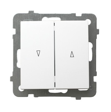 Łącznik żaluzjowy biały Ospel AS ŁP-7GB/m/00