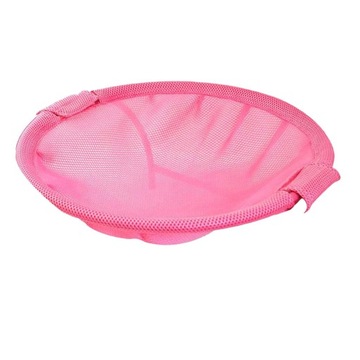 Stylowa okrągła miękka torba hamakowa dla kota w kolorze różowym