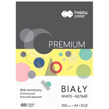 Blok techniczny A4 Premium HP 10ark 250g