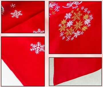 Дорожка для рождественского стола 40 x 180 см RED BAUBLES