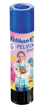 Klej w sztyfcie 10g szkolny mocny transparentny zmywalny Pelifix PELIKAN