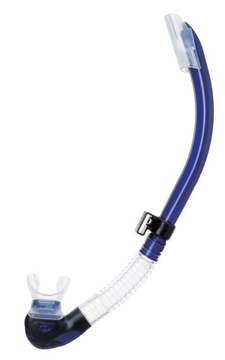 Трубка для дайвинга PLATINA II HYPERDRY транс/синяя