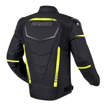Мотоциклетная куртка OZONE PULSE FLUO YELLOW БЕСПЛАТНО