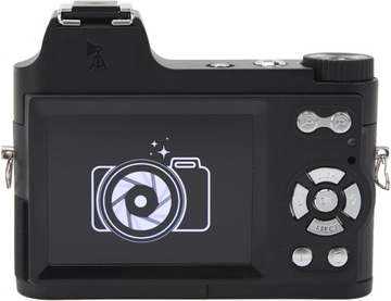 Aparat Cyfrowy 4K, Kompaktowy Aparat do Vloggingu 48 MP Ręczne