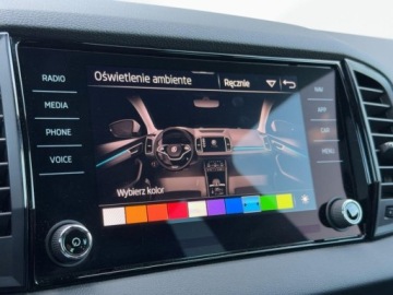 Skoda Karoq Crossover Facelifting 1.5 TSI ACT 150KM 2022 Skoda Karoq Sportline, Canton, Tryby Jazdy, Ambiente, ACC, APP 1.5 Benzyna, zdjęcie 26