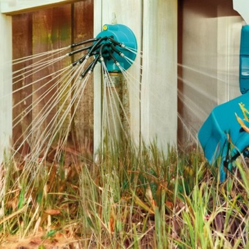 Садовый спринклер 360* с приводом для орошения сада для цветочной травы