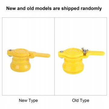 Откидной медовый клапан для ведерного отстойника, медовый кран с большим отверстием 60 мм