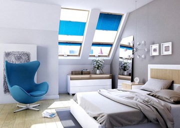 Рулонная штора PLEAT THERMO ROOF для окна FAKRO 78x140