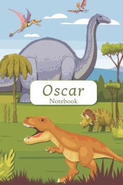 Tyler, Tia J.Oscar notebook: Lined Notebook with Personalized Name Oscar: K