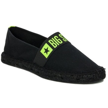 Espadryle półbuty Big Star HH274473 czarne r.36
