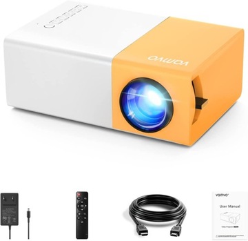 Projektor LED Vamvo YG300 Pro VF200 biały