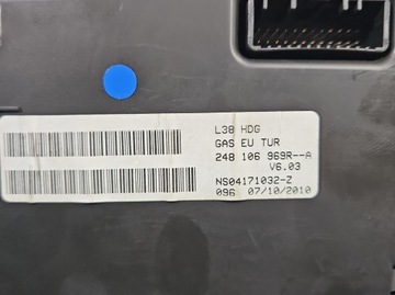 PŘÍSTROJOVÁ DESKA RENAULT FLUENCE 248106969R-A 1.6 16V EU