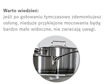 Osłona płyty kuchennej kuchenki szer 44-65cm REER