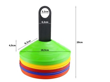 ТРЕНИРОВОЧНЫЕ КОНУСЫ ГИБКИЕ ГРИБКОВЫЕ ПЛАСТИНЫ ФУТБОЛЬНЫЕ КОНУСЫ