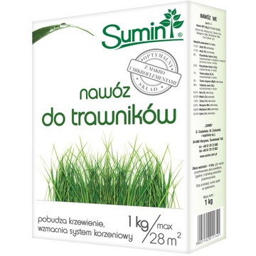Nawóz Sumin do nawożenia Trawników 1 kg