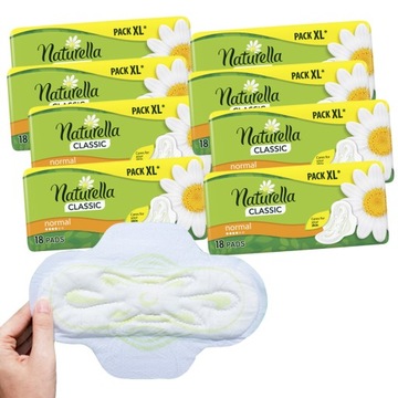 NATURELLA CLASSIC NORMAL ZE SKRZYDEŁKAMI 144SZT