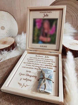 Персонализированный сувенир ко Святому Причастию + фото