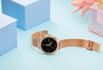 Zegarek dziecięcy RUBICON SMARTWATCH - r. złoty komunia Z POWIADOMIENIAMI