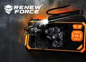 Инспекционная камера, эндоскоп, 5 м, ЖК-дисплей Full HD, USB, 6 светодиодов, IP67, для труб