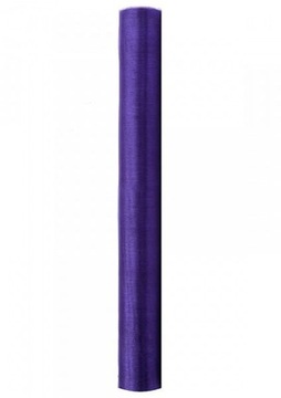 Fioletowa ORGANZA GŁADKA 0,36m x 9m