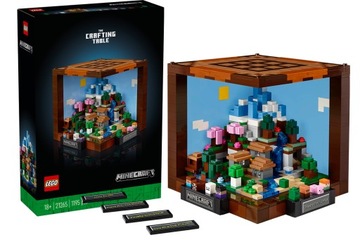 LEGO Minecraft 21265 STÓŁ WARSZTATOWY Steve Alex Creeper Klocki 1195el.