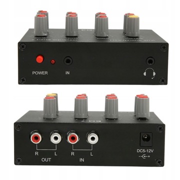 7-полосный эквалайзер RCA DC5V-12V
