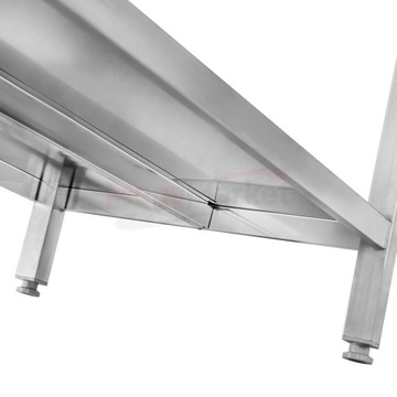 ГАСТРОНОМИЯ Стол рабочий с полкой 100х60, настенный, сварной Мега-М