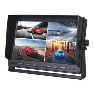 Monitor SAMOCHODOWY ekran 10 CALI na 4 KAMERY 4 PIN 12-24V NVOX