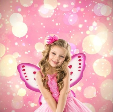 SKRZYDŁA WRÓŻKI STRÓJ MOTYLKA ELF WRÓŻKA MOTYL PRZEBRANIE NA BAL KARNAWAŁ
