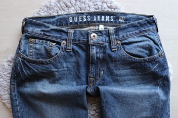 *GUESS MAN* SPODNIE JEANSY PROSTE_W33 L32