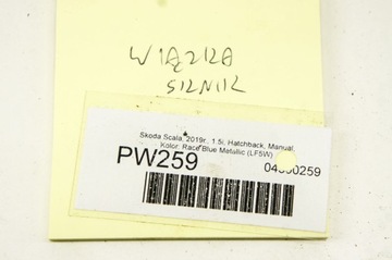 PW259 SKODA SCALA 1.5I SVAZEK MOTORU 05E972627H