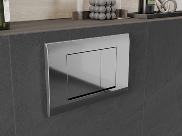 MEXEN NAPO 01 КНОПКА ДЛЯ КАРКАСА УНИТАЗА, БЛЕСТЯЩИЙ ХРОМ