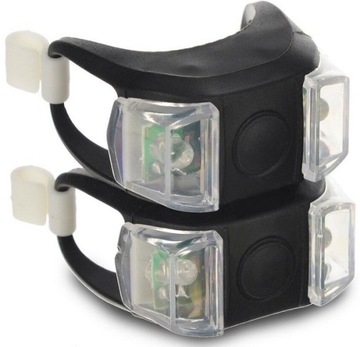 ВЕЛОСИПЕДНЫЕ ФАРЫ СВЕТОДИОДНЫЕ ВЕЛОСИПЕДНЫЕ ФАРЫ ПЕРЕДНЯЯ ЗАДНЯЯ 2 ШТ.