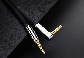 ЗЕЛЕНЫЙ ПЛОСКИЙ КАБЕЛЬ АУДИОКАБЕЛЬ УГЛОВОЙ МИНИ-ДЖЕК-МИНИ-ДЖЕК 3,5 ММ 0,5 М