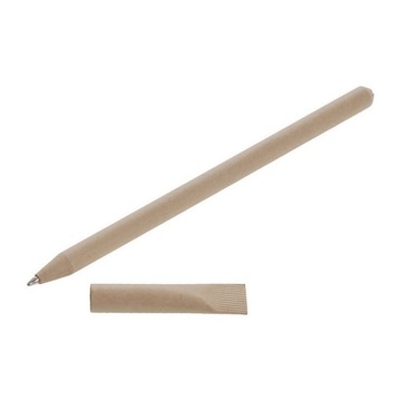 Бумажная ручка из рулонной бумаги + колпачок.