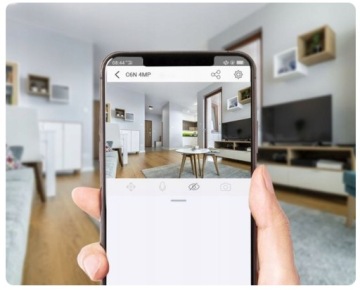 ЧЕРНАЯ ВНУТРЕННЯЯ WIFI КАМЕРА EZVIZ C6N 2 МП, КРУГЛЫЙ ВИД ДЕНЬ/НОЧЬ