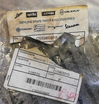 PIAGGIO FLY HANDLE GAS CABLE LINKAGE NEW ORIGINAL