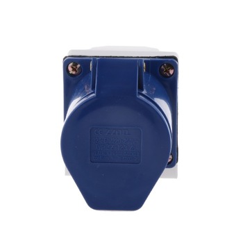 розетка плоская угловая V 2P + E водонепроницаемая IP44 32A