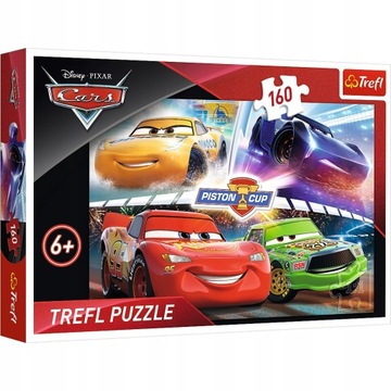 PUZZLE 160 ELEMENTÓW AUTA DISNEY DLA DZIECI TRWAŁE