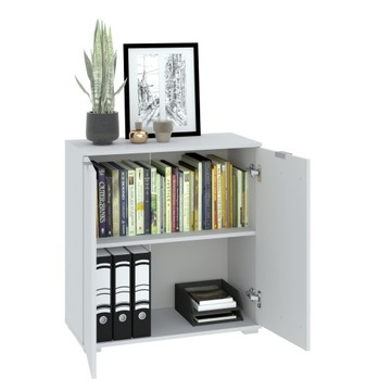 KOMODA BIAŁA DWUDRZWIOWA 72 CM