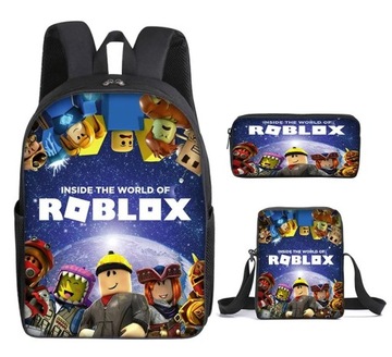 ZESTAW SZKOLNY PLECAK PIÓRNIKI ROBLOX - WZORY