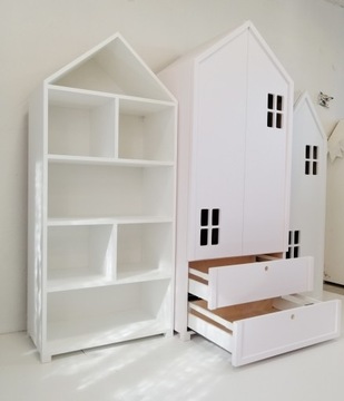 Уникальная детская мебель.Комплект детской мебели со шкафом и ящиками.